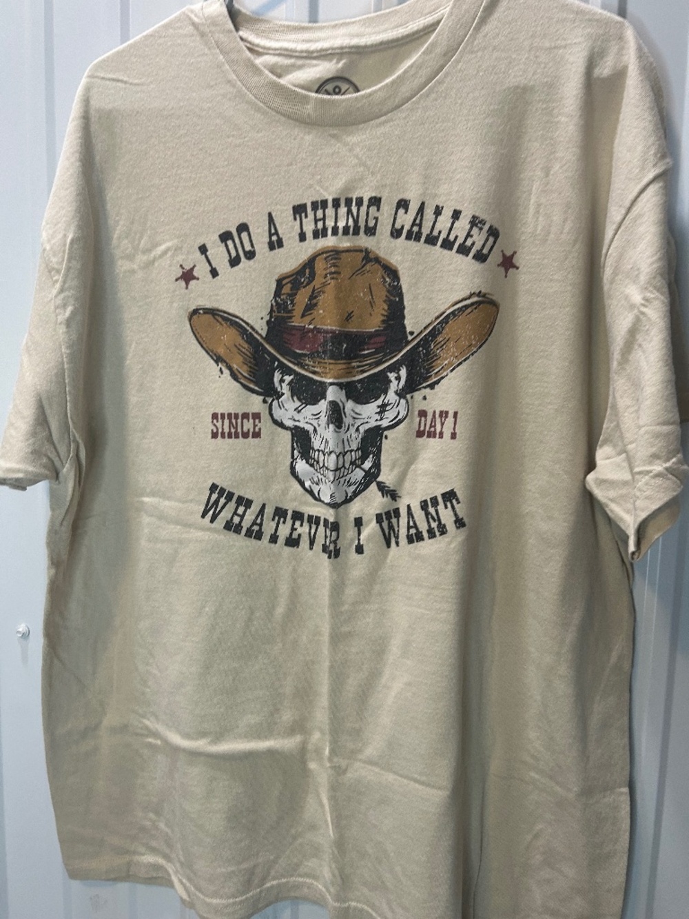Tan meme shirt